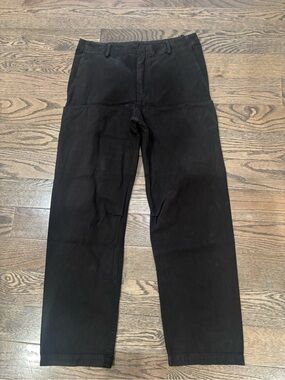 Yeezy Men's Black Casual Straight-Leg Pants